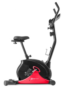 Rower magnetyczny HS-030H Juke czarno-czerwony - Hop Sport