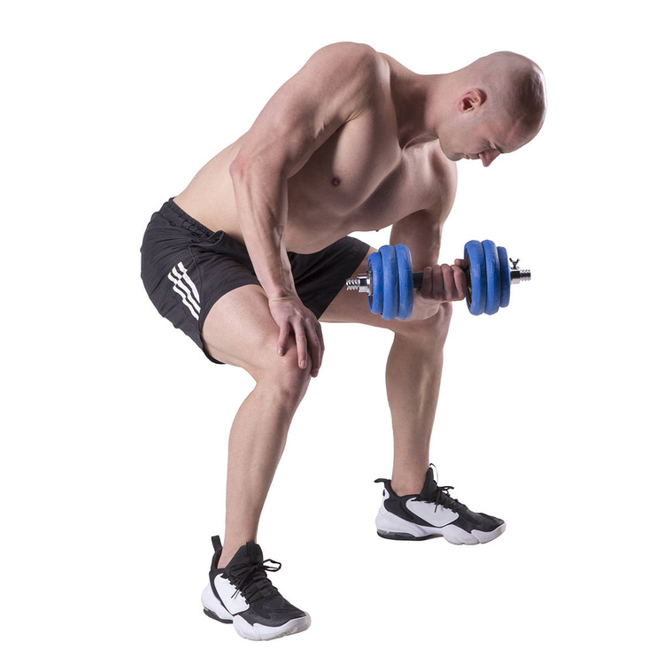 Sztangielki gumowane SGG30 BAR 30kg - HMS