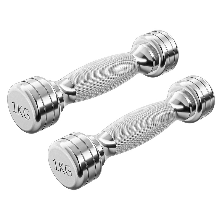 Zestaw hantli chromowanych 1-10kg - UpForm