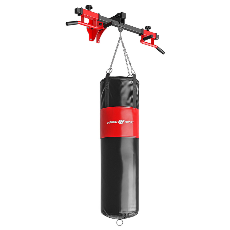 Drążek regulowany do ściany i sufitu z mocowaniem na worek MS-D202 - Marbo Sport