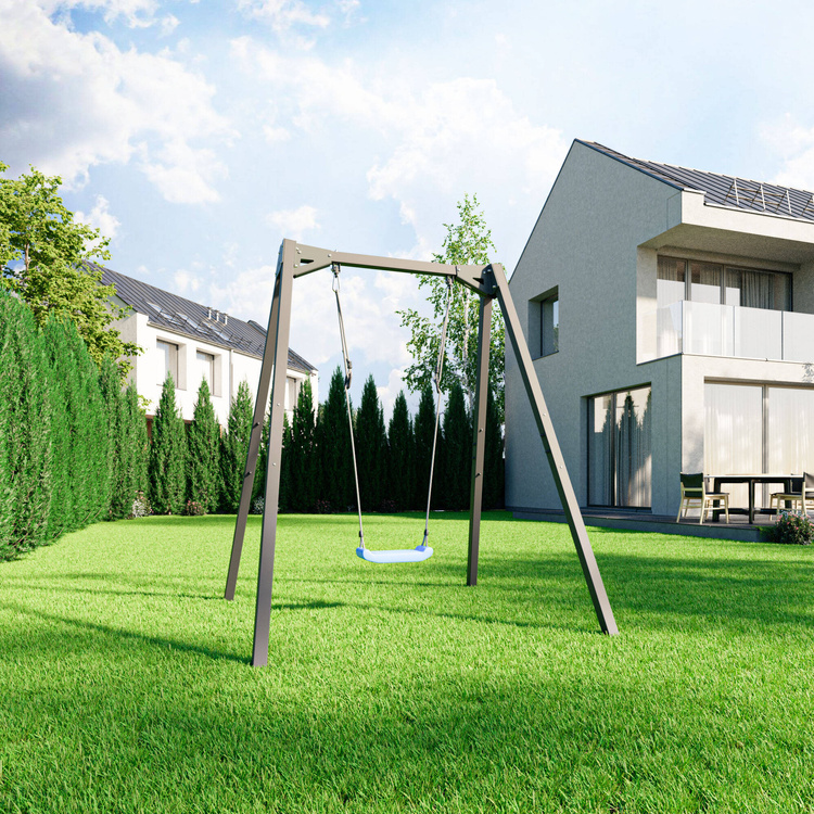 Huśtawka 1-stanowiskowa na łożyskach (stelaż) PREMIUM MO-012 - Marbo Sport