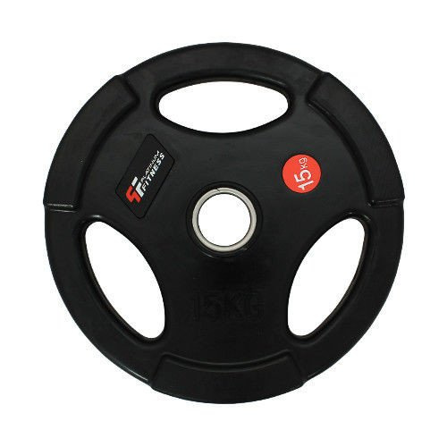 Obciążenie olimpijskie 15 kg gumowane - Platinum Fitness