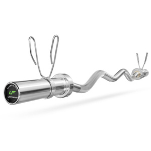 Zestaw 55kg | Gryf olimpijski 180cm + gryf olimpijski lekko łamany 120cm + obciążenia olimpijskie  4x5kg, 2x2,5kg, 4x1,25kg - Marbo Sport