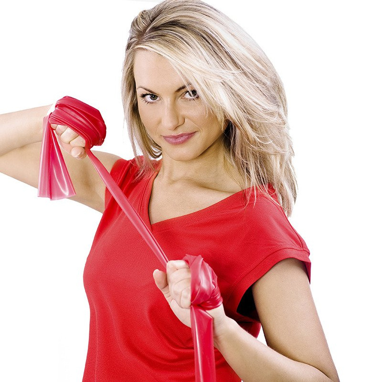 Guma do ćwiczeń FB01 1,2x50x2080mm czerwona - HMS