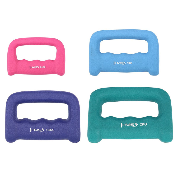 Ciężarek kastet żeliwny pokryty neoprenem CK15 1,5 kg - HMS