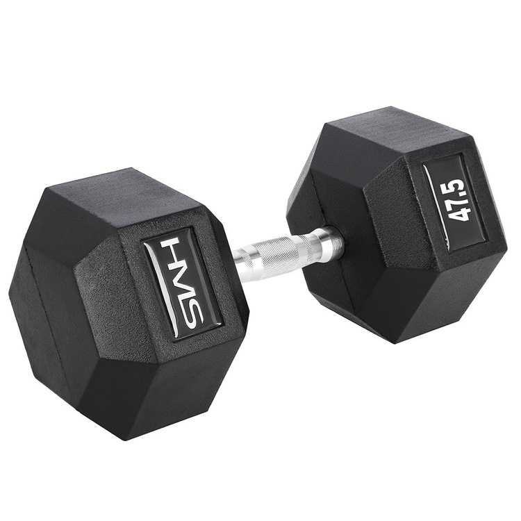 Hantla stalowa gumowana Hex Pro 47,5 kg - HMS