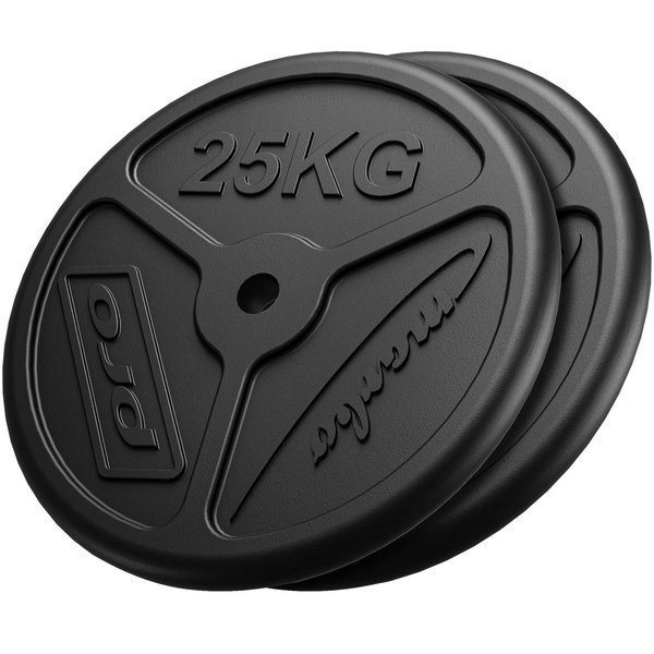Zestaw obciążeń żeliwnych slim 50 kg / 2 x 25 kg - Marbo Sport