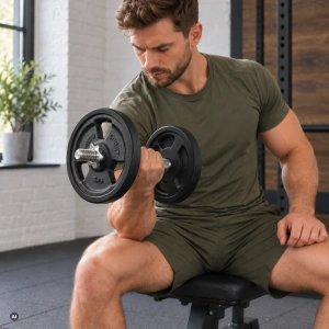 Obciążenie żeliwne gumowane 5 kg MW-O5G-kier - Marbo Sport