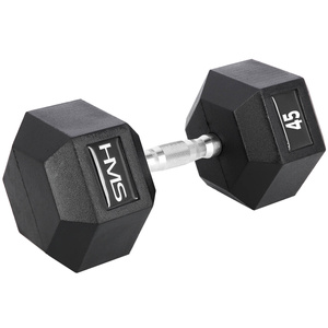 Hantla stalowa gumowana Hex Pro 45 kg - HMS