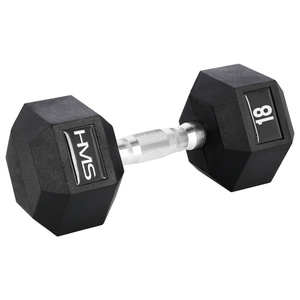 Hantla stalowa gumowana Hex Pro 18 kg - HMS