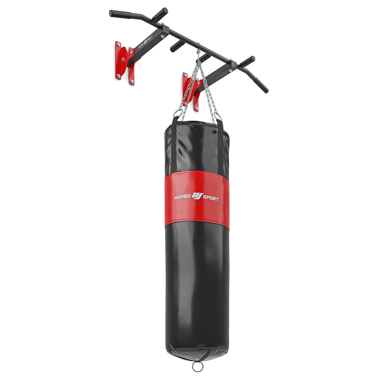 Drążek uniwersalny do ściany i sufitu z mocowaniem na worek MH-D202 - Marbo Sport